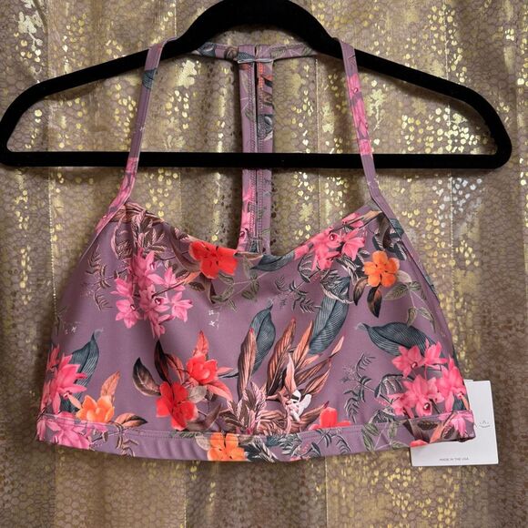 Beyond Yoga Other - Beyond Yoga Silverberry Bloom Luxe Floral Sports Bra Large NWT